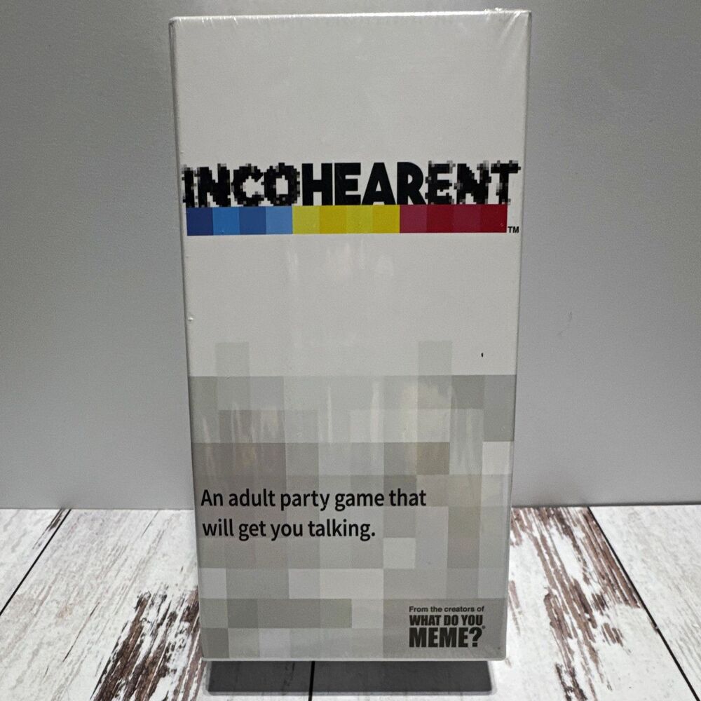 What Do You Meme? Incohearent Adult Party Game 500 Cards Timer 2-20P 17+